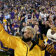 Odell Beckham Jr. of the New York Giants takes a picture with Mike the Tiger during the second half of a game between the LSU Tigers and the Texas A&M Aggies at Tiger Stadium on November 25, 2017 in Baton Rouge, Louisiana. LSU won the game 45 - 21.